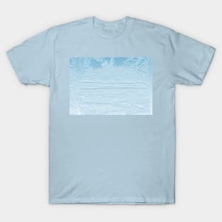 Baby Blue Bas-Relief Effect T-Shirt